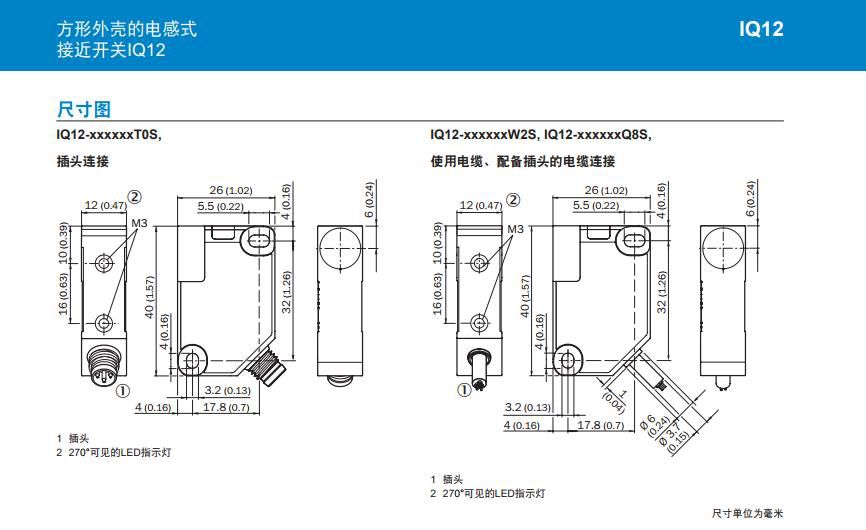 sick 电感式接近传感器产品图1