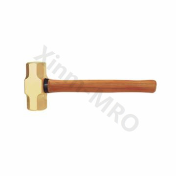 桥防 防爆新型木柄八角锤（胡桃木），铝青铜，3000G，191H-1020AL