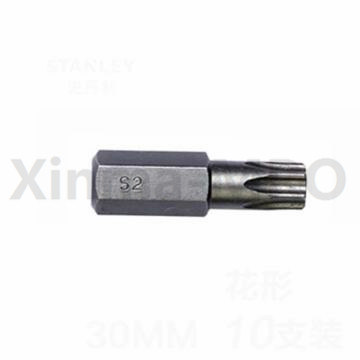 史丹利 8mm系列花形旋具头T27x30mm(x10)，63-243T-23