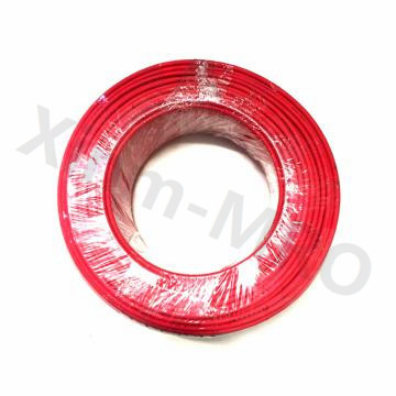 沪安 ZR-RV线，阻燃单芯铜芯软电线，ZR-RV-0.75mm² 红，95m/卷