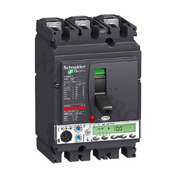 施耐德Schneider 固定式塑壳断路器50KA，NSX250N Mic5.2A 100A 3P3D