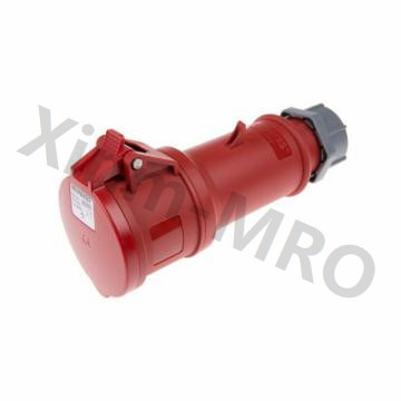 威浦工业连接器，4P 16A 400V IP44 红色，2618